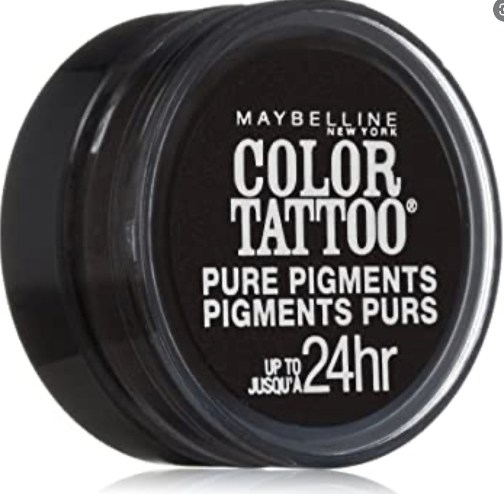 Sombra de ojos -MAYBELLINE COLOR TATTO (30 black)